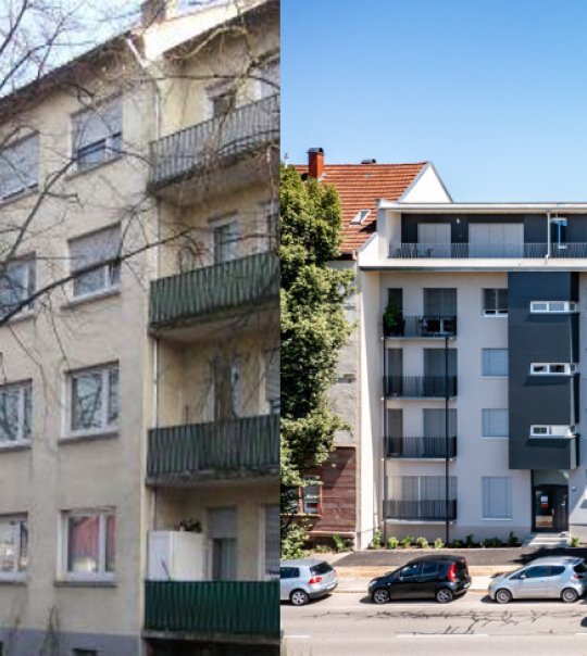 Sanierung Mehrfamilienhäuser Offenburg